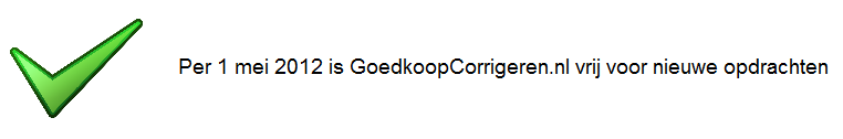 Tekst redigeren, goedkope tekstcorrectie